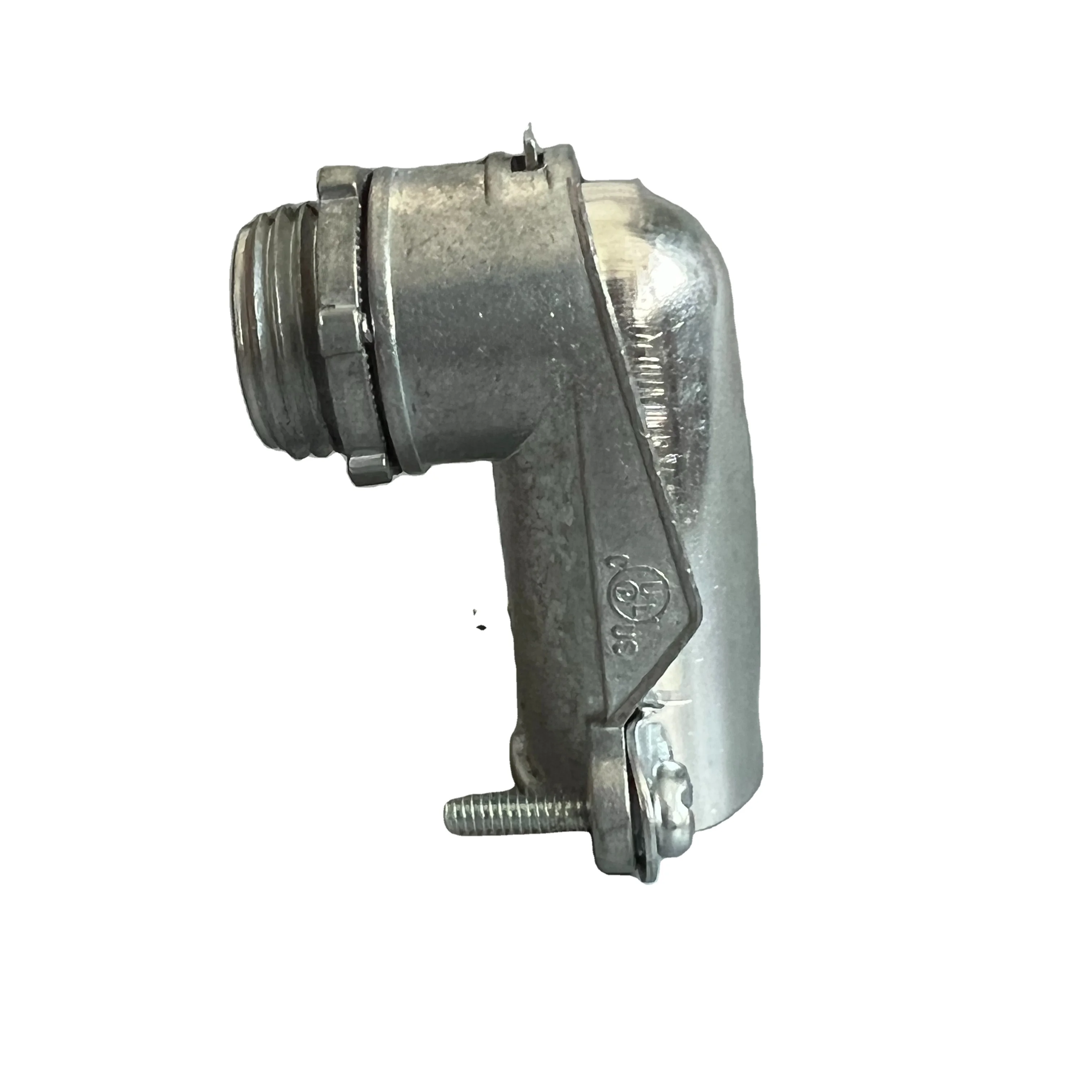 Flexible Squeeze Connector Zinc Flexible Bx Angle Connector 90 Squeeze Type Bx Flex Connector 4333