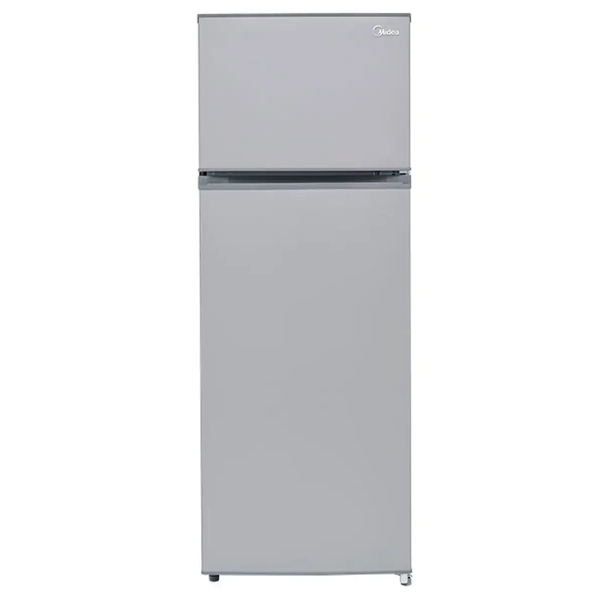 美的MDRT210CCNLS 8英尺银色顶部冷冻冰箱双门便携式家用和房车，带美国插头