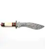 Off-White Camel Bone, Vibrant Red Spacers