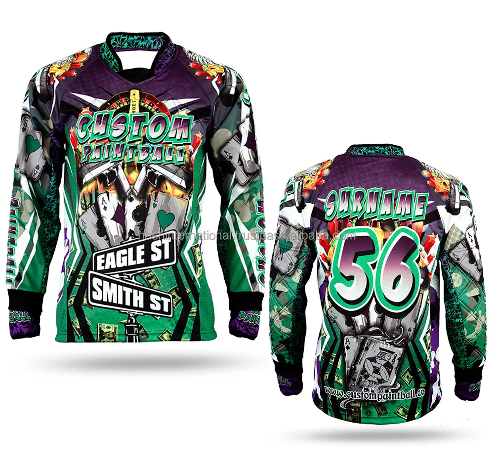 Paintball Top Grade Customized Fully Sublimation Paintball Jersey Buy