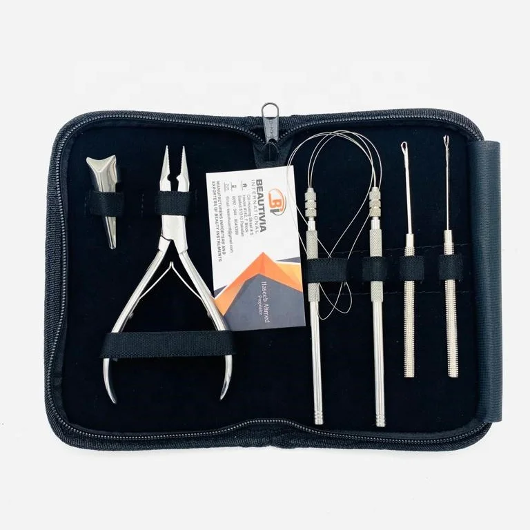 High Quality Professional Hair Extension Tools Kit Including Nano Ring ...