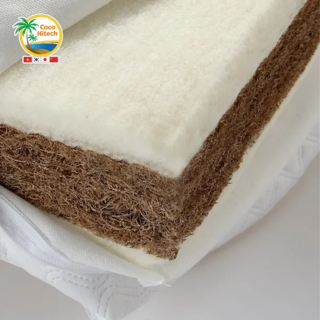 ECO FRIENDLY COCONUT FIBER LATEX MATTRESS for HOTEL BEDROOM FURNITURE BED USE