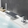 Electroplating - flat water outlet three-piece set