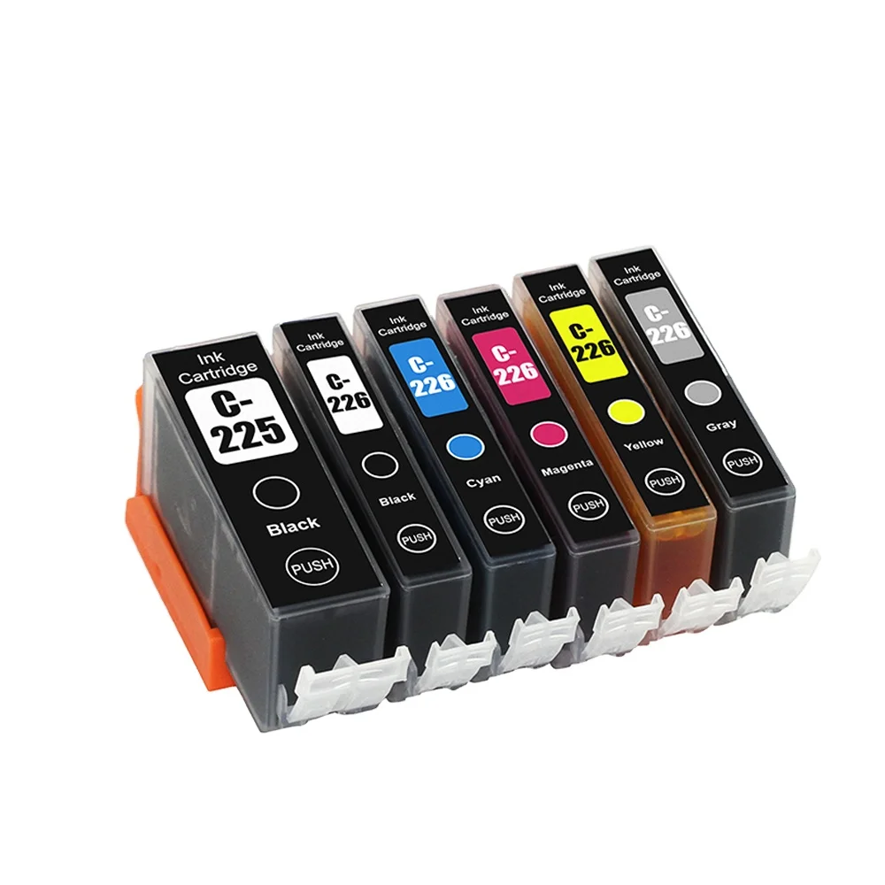 Set Da 3 Cartucce D'inchiostro Compatibili Per Canon CLI-226, PIXMA MG5120 MG5220