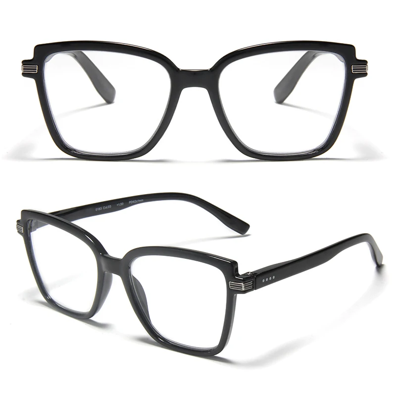 Modische Gradit Color Block Square Brillenfassung, leichte TR90 Blaulichtfilterbrille für Damen und Herren, Modell 2026_voghion.com