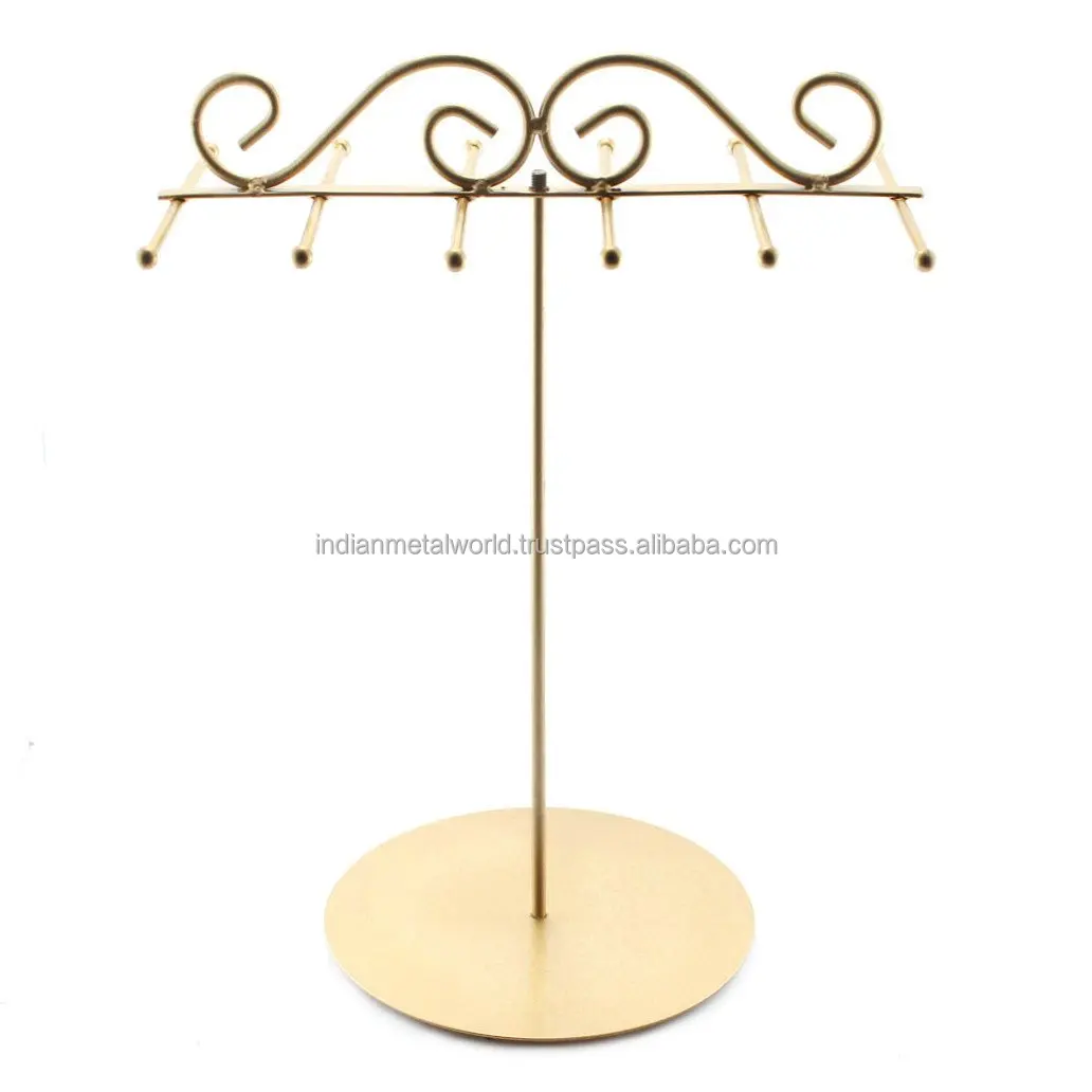 High Quality Jewelry Display Stand Suppliers Of Modern Metal Jewelry