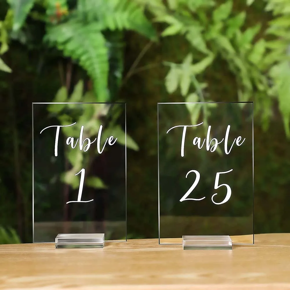 Акриловые витринные светильники с подставкой, акриловые знаки с деревянными стендами