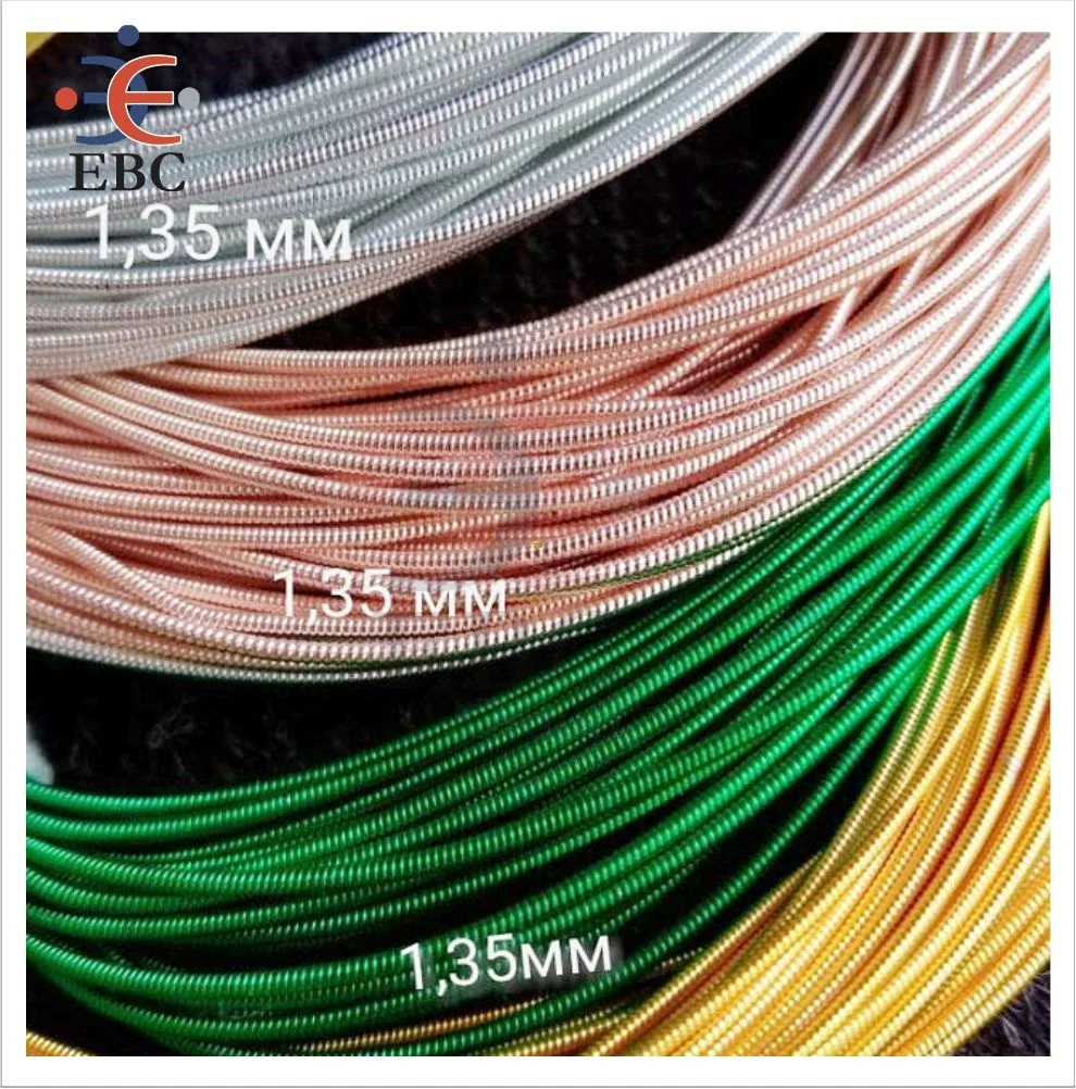 2 Spools Gold Tone French Wire Bullion Gimp – 68 Inches Total For 0.5mm Cord #33934
