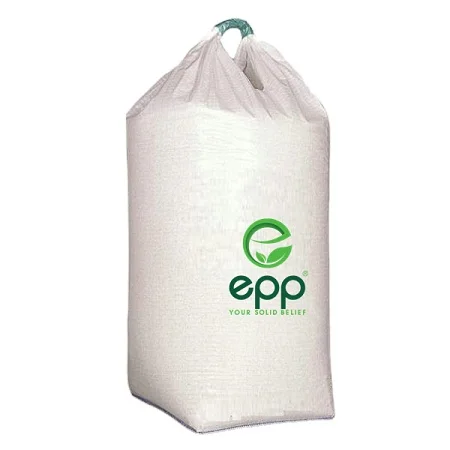 Laminated and UV Treated Big Bulk 1ton Tote Big Bag 1000kg Loading One Loop Jumbo Canvas Tote Bag 250kg Bulk Bags