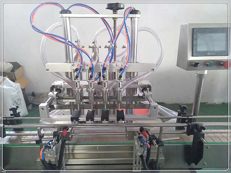 Brenu 4 Head Automatic Filling Machine Bottle Can and Capping 1000ml 20l Fully Pouch Semi Small Oil Machine for Daiginjo Deposit