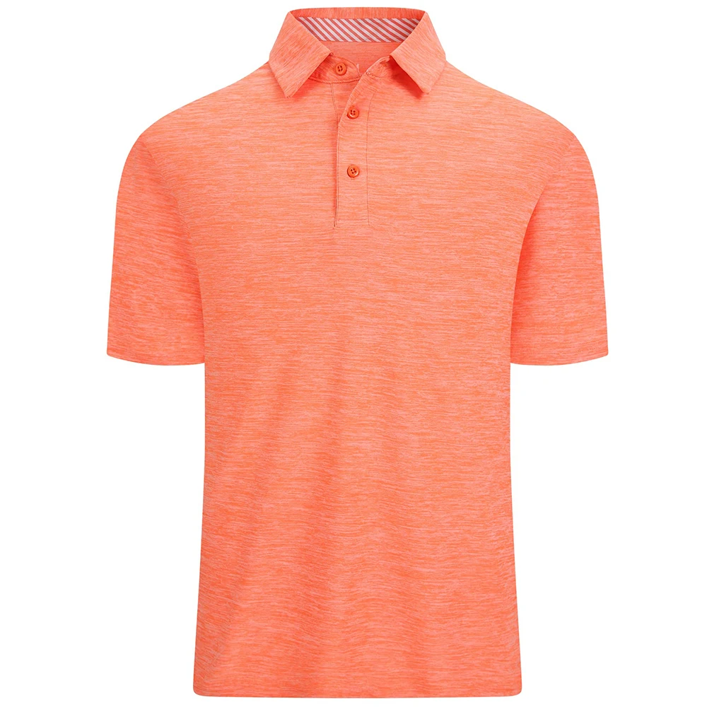 polo shirts Custom Logo Waffle Texture Polo Shirt for Men OEM ODM Men's Breathable Polo Shirt Luxury Polyester & 22% Spandex