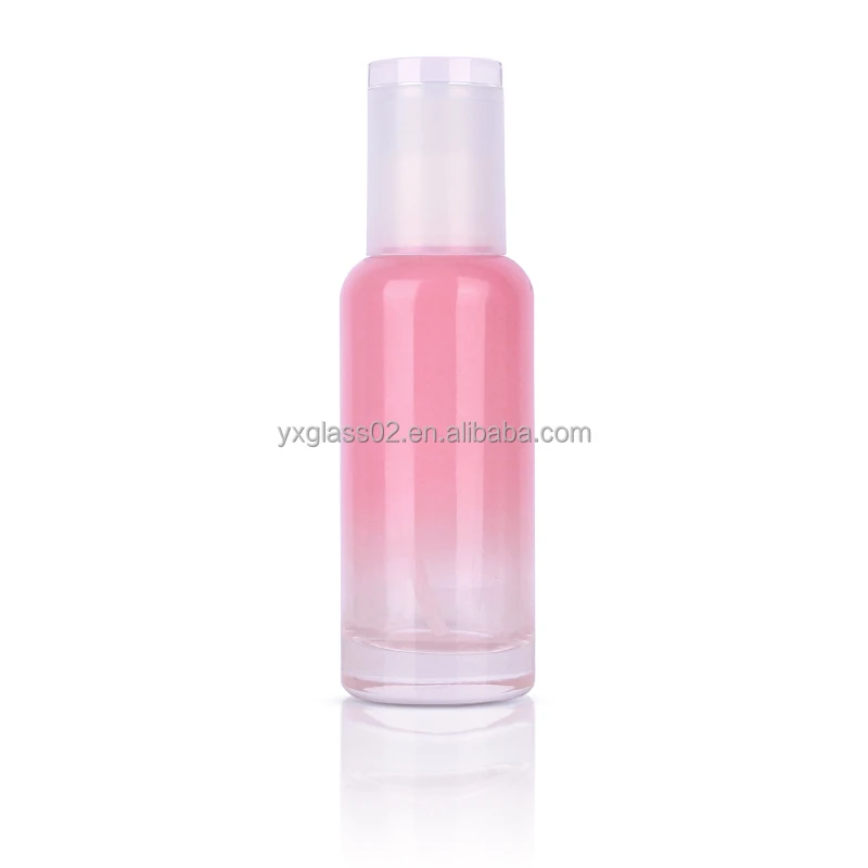 Manufacturer Cosmetic glass bottle packaging glass bottles jar lotion skincare face cream container details