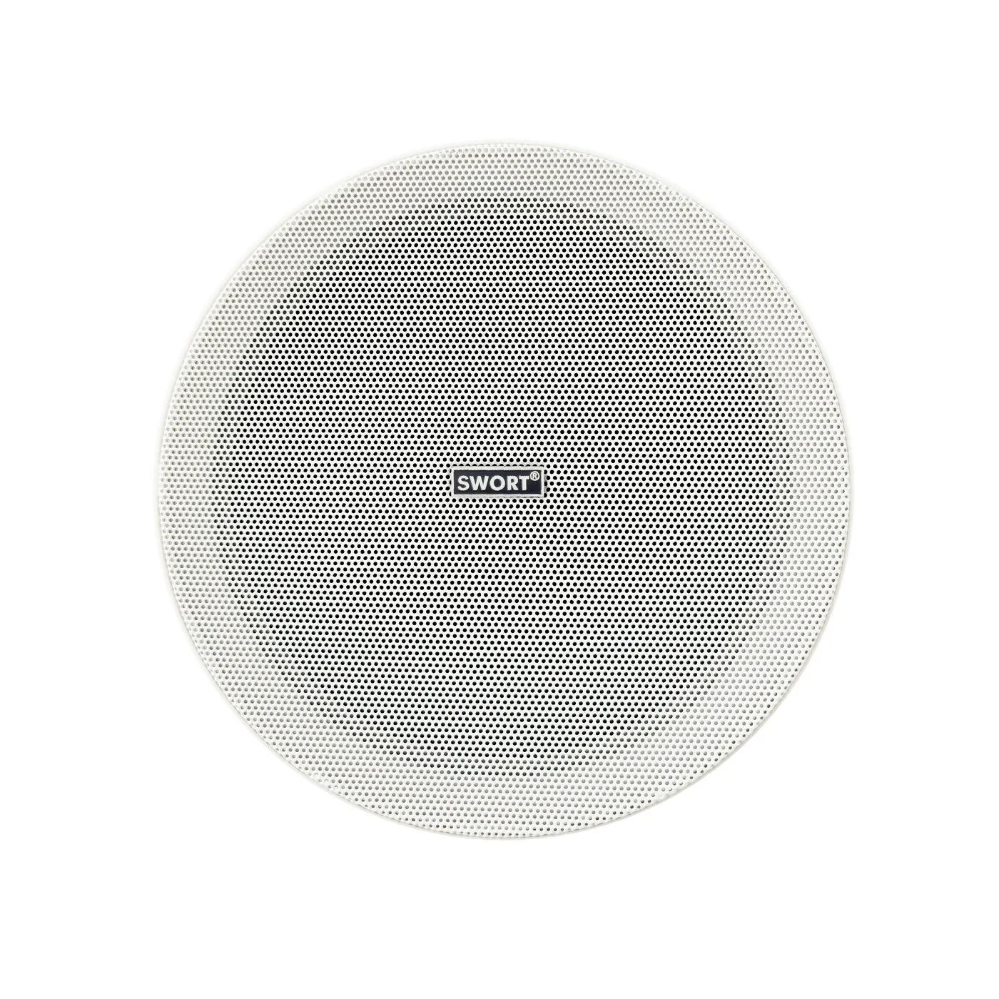 OEM Indoor Wireless for Bluetooth Ceiling Speaker for Home Theatre 70V 100V Metal Grille with Narrow Bezel Plastic Back Cover