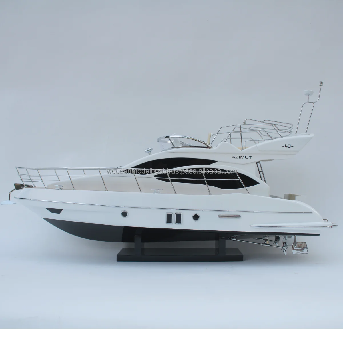 AZIMUT 40 MODERN YACHT MODEL - HANDMADE WOODEN MODEL BOAT FOR DECORATION -  HIGH QUALITY SPEED BOAT MODEL| Alibaba.com