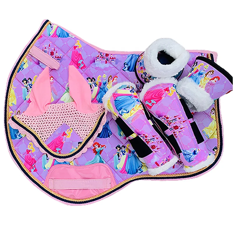 Multi Color Saddle Pad Matchy Set/sublimation Saddle Pad Set Schabracke