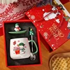 Coffret cadeau et couvercle en silicone (Bonhomme de neige)