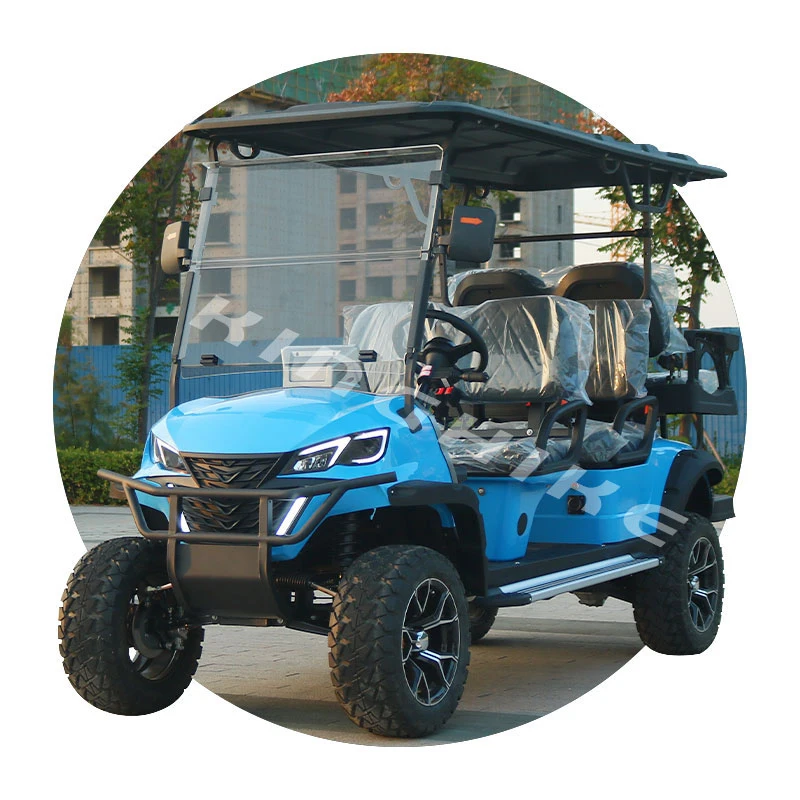 Seater Electric Golf Push Cart Cheap Wholesale Custom Street Legal Lifted Rent 2 4 6 CE 48V Race Car 3m