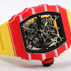 New Custom High-quality Business Trend Sports Men's Mechanical Watch Elegant Casual Waterproof Carbon Fiber case Automatic Watch