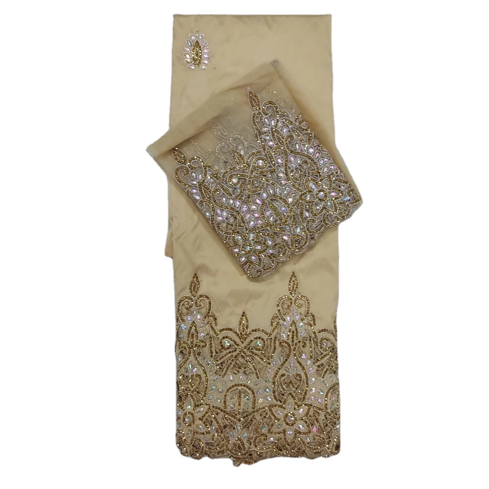 Alibaba.com: Nigerian Traditional Wedding Silk George Wrappers with ...