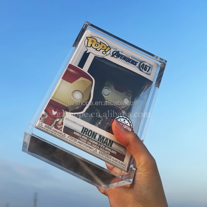 Shp Custom Funko Pop Acrylic Protector Hard Box Funko Pop 2 Packs ...