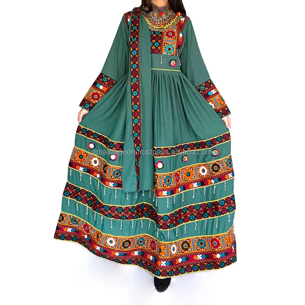 Traditional Afghan Dress Clothing Handmade Afghani Dress High Quality ...