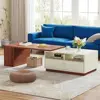 White and Walnut Color