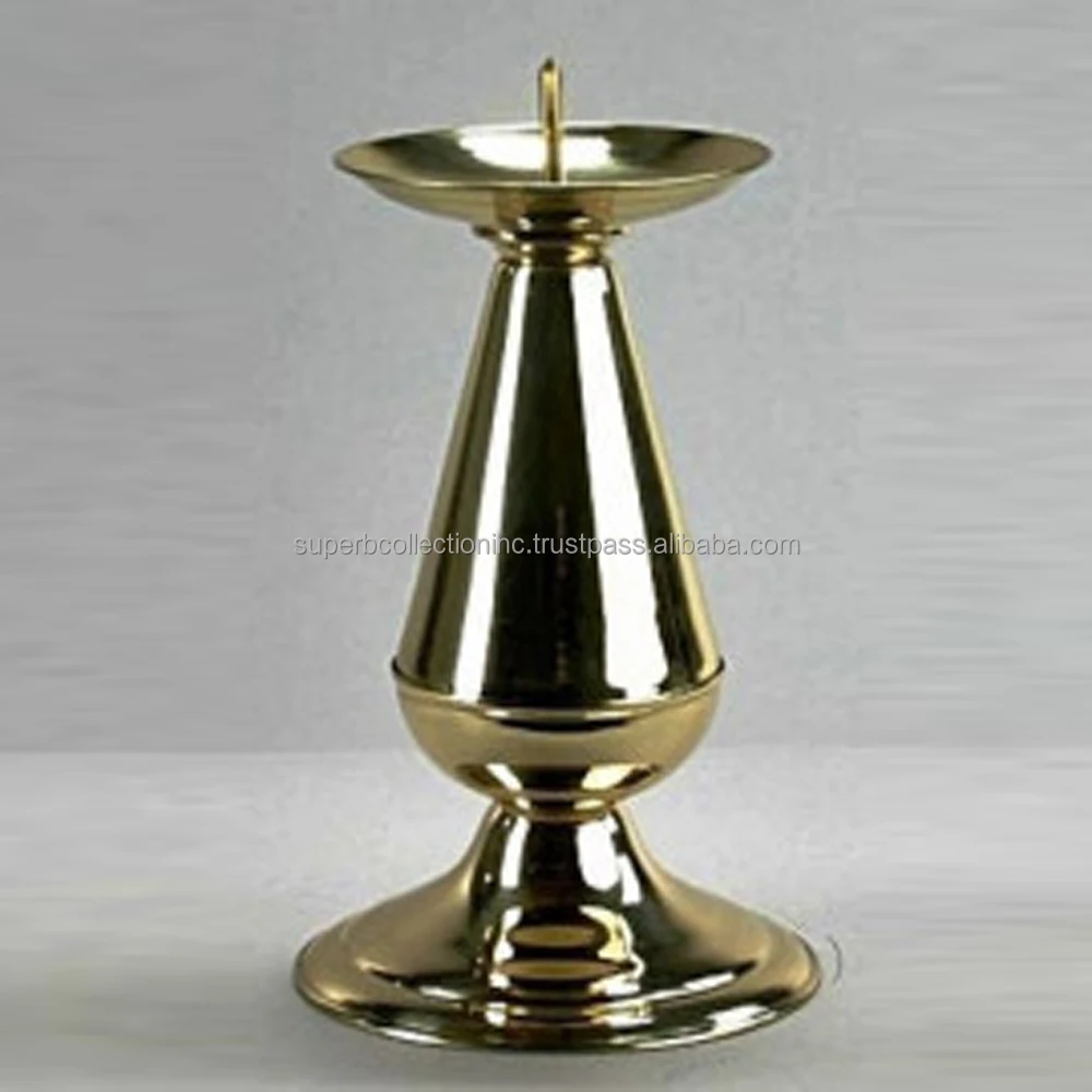 Brass Altar Religious Candle Holder Handmade Wholesale And Suppliers