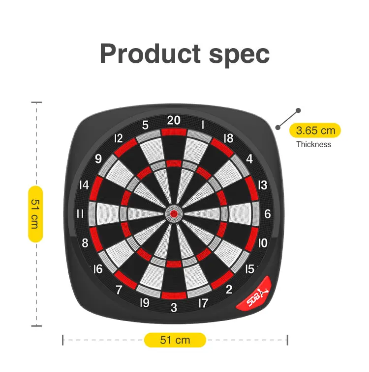 RTS в наличии Высококачественная электронная цифровая Дартс-доска с