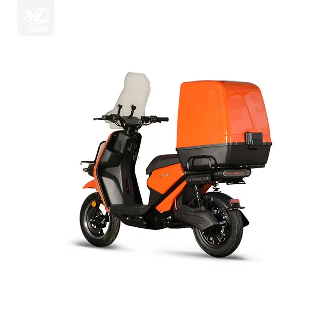2024 Pizza Delivery Electric Motorcycle with Removable Lithium Battery High Power High Speed Remote 3000w