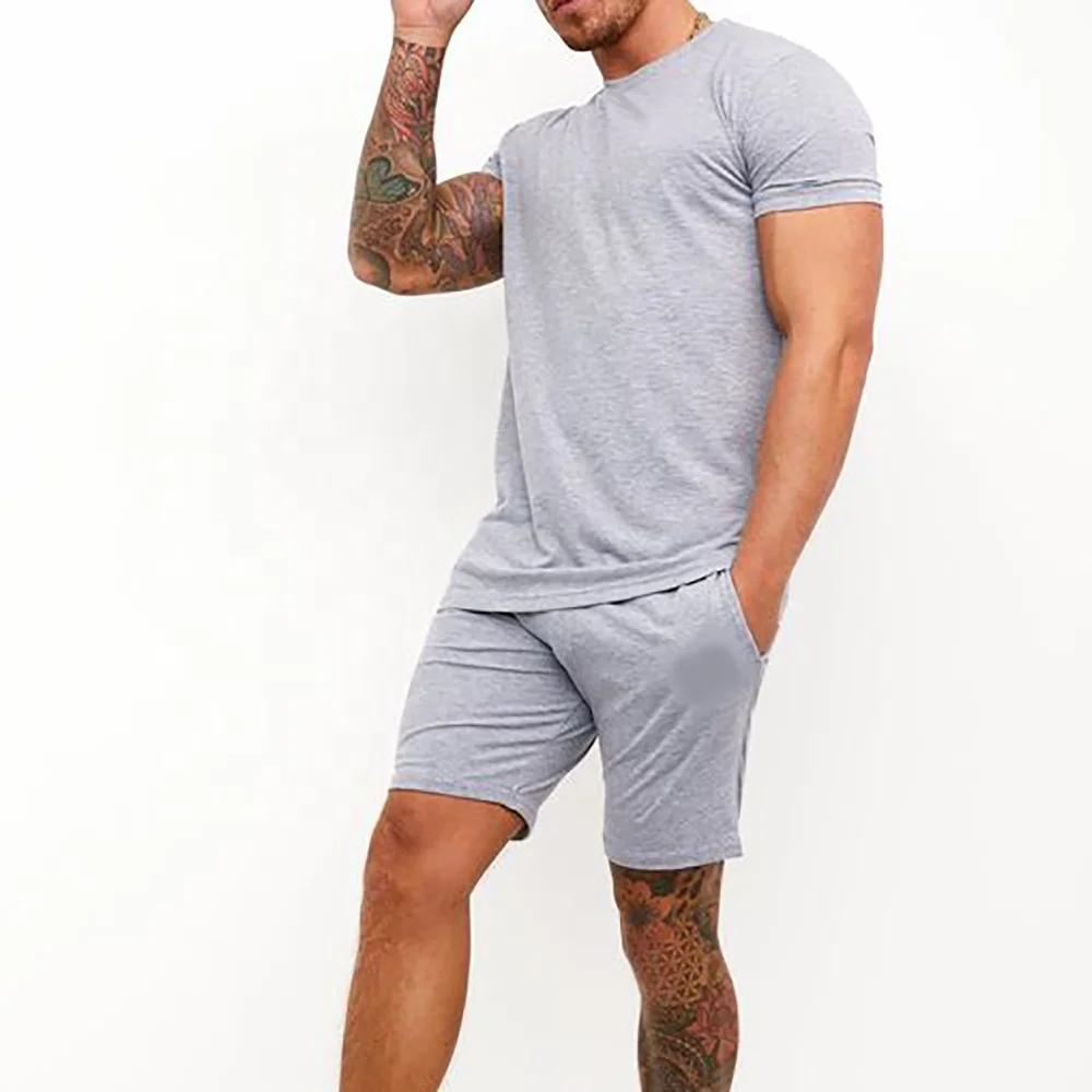 Conjunto De Ropa Deportiva Con Logotipo Personalizado Para Hombre,Camiseta  Y Pantalones Cortos De Algodón Para Correr,Conjunto De Entrenamiento Para  Trotar,2022 - Buy Hombre Pantalones Cortos Camisas Y Pantalones Cortos De  Los Hombres