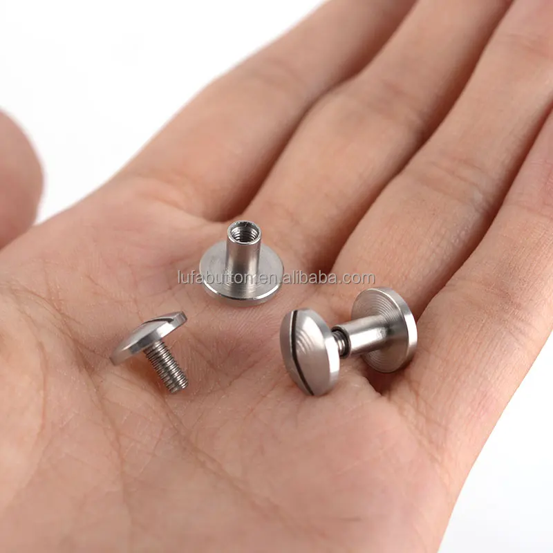 Производитель нержавеющая сталь винтовая заклепка винт для ногтей кожаный ремень шитья 4-20 мм