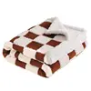 Plaid marron