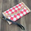 Pink & White Checkered
