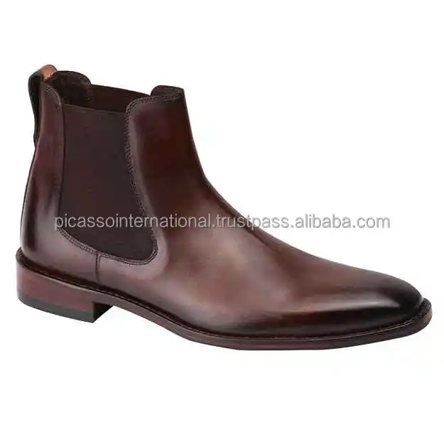 100% Genuine Quality Reasonable Price Formal Casual Wear Office Party Wear 100% Swede Genuine Leather Ancle Boot Shoes / Loafers