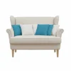 teal and white Color