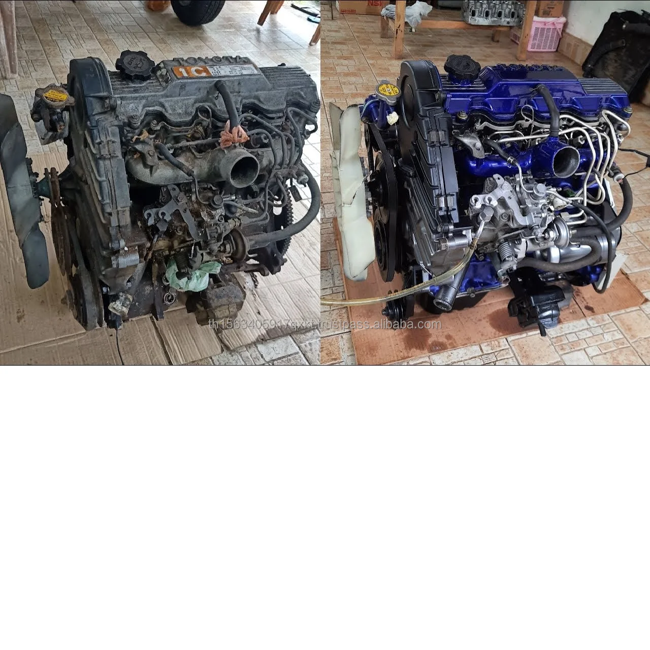 Genuine Original Japanese Used Diesel Engine 2c 3c With Transmission