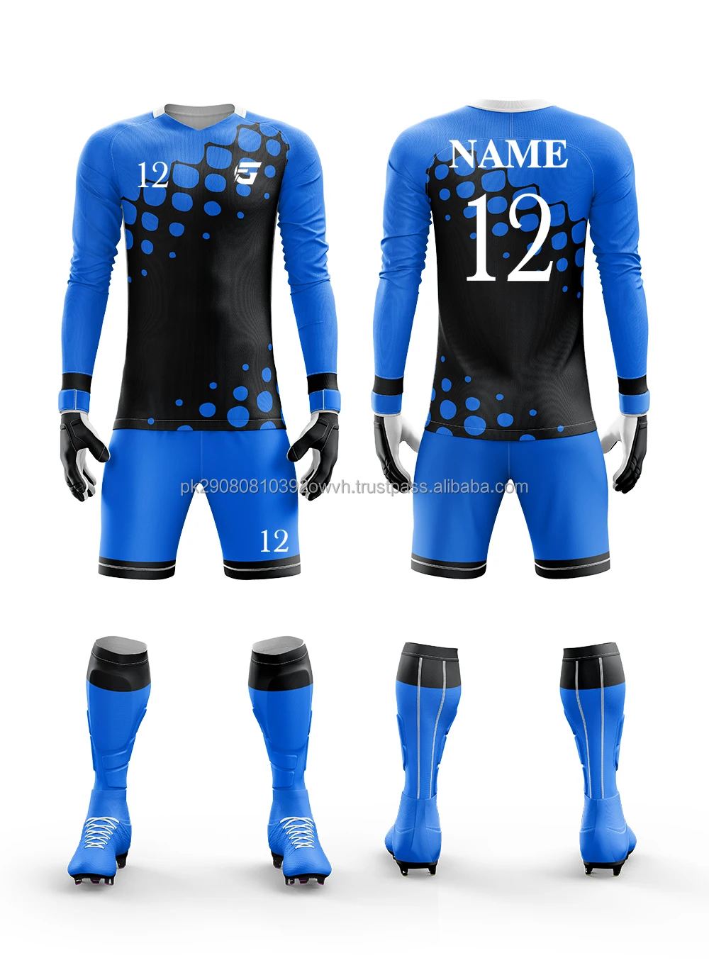 Custom Soccer Club Uniform Set For Men In Wholesale Prices With Name ...