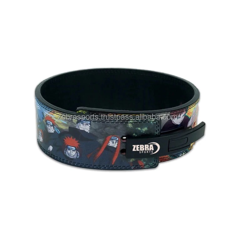 Custom Logo 10mm 13mm Thickness Anime Printed Lever Belt Mens ...