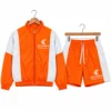 Orange and white