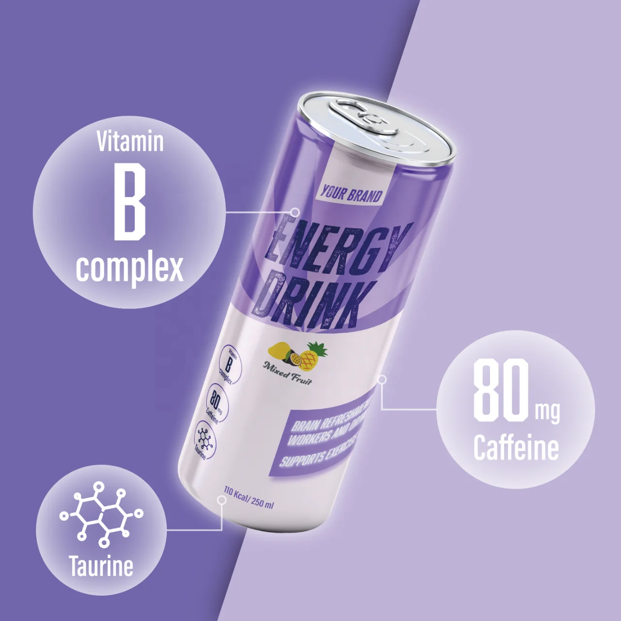 Exclusive Health Formulas Private Label Crafted in Taiwan Energy Drink