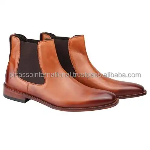 High on Demand Incomparable Quality Classic Design Custom Logo Genuine Leather Boot/ Shoes for Men at Factory Price