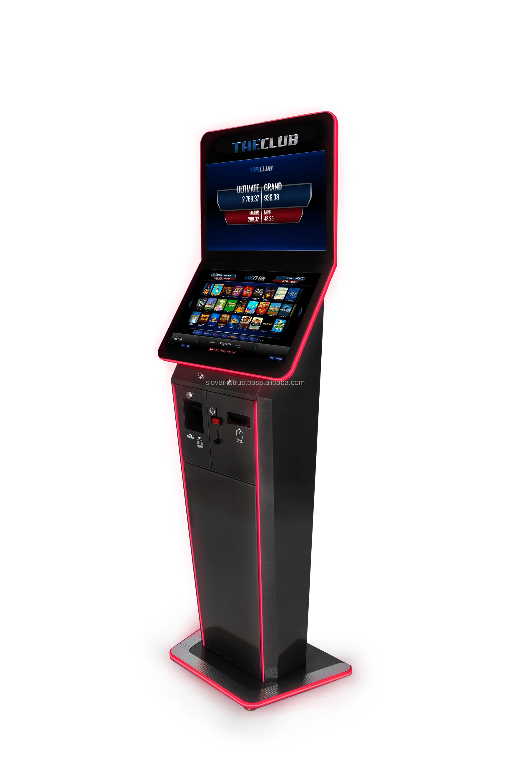 22 Inch Fhd Screen Skill Games Gameroom Online Software Kiosk Cabinet ...