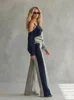 Navy blue and light grey color combination