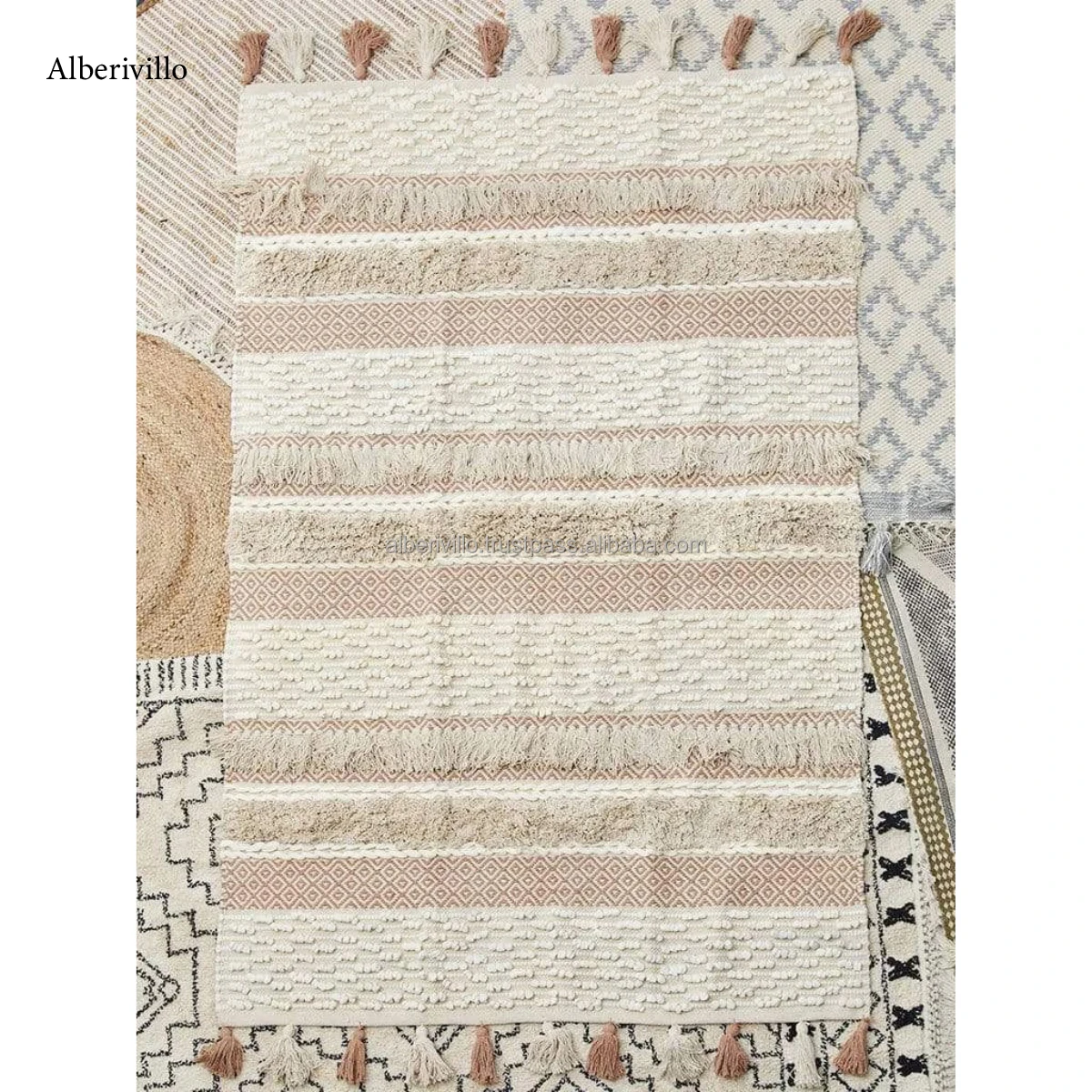 Bohemian Carpet Runner For Living Room Decor Boho Moroccan Large Rugs