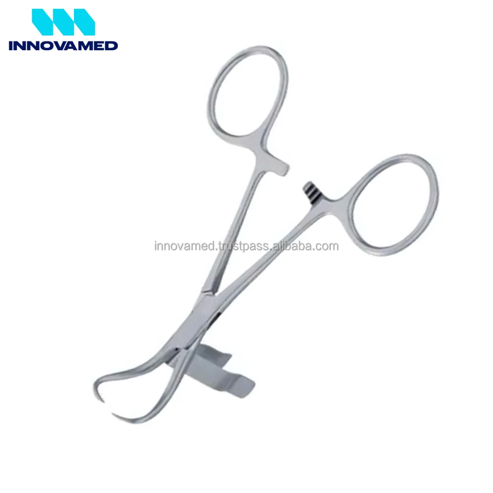 Customized Made Towel Clamps Straight Curved Surgical Forceps 13.5 With ...