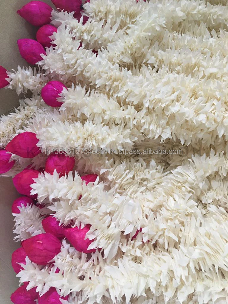 Jasmine Artificial String With Lotus Flower Center Decor Strings