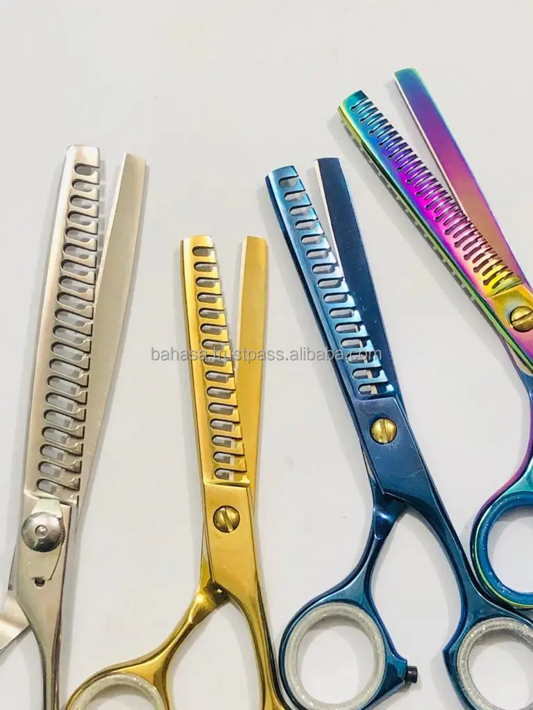 Barber Scissors Japanese Steel 6 And 6.5 Inches Hair Scissors Titan ...