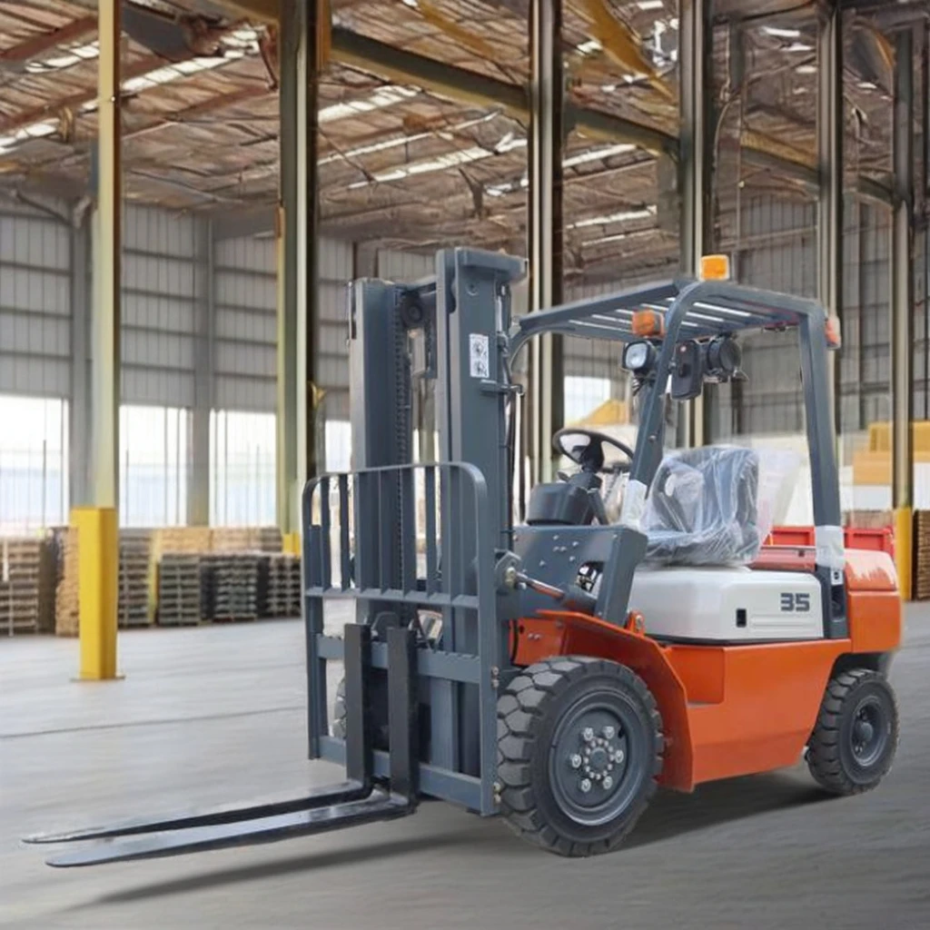 Professional Manufacturer's New 2ton Small Electric Forklift Pallet Jack with Solid 125mm Tire All-Wheel Fork