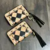 Tan & Black checkered