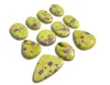 Yellow and Purple, Sold by Weight(grams), 12 to 14pcs per 100g